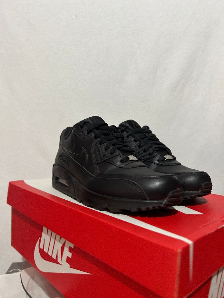 ALS NIEUW! Maat 41 - Nike Air Max 90 Leather Black, Verzenden, Zwart, Nike, Nike