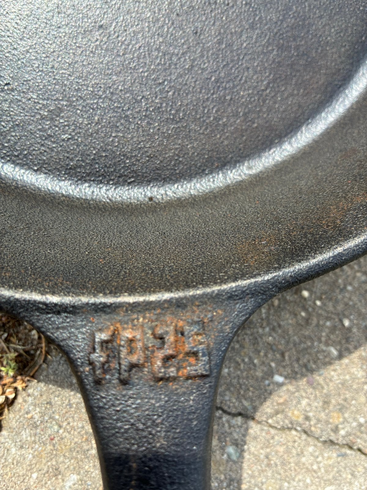 Gietijzeren Skillet BBQ Pan - Diameter 25 cm, Ophalen, Koekenpan, Gebruikt, Gietijzer