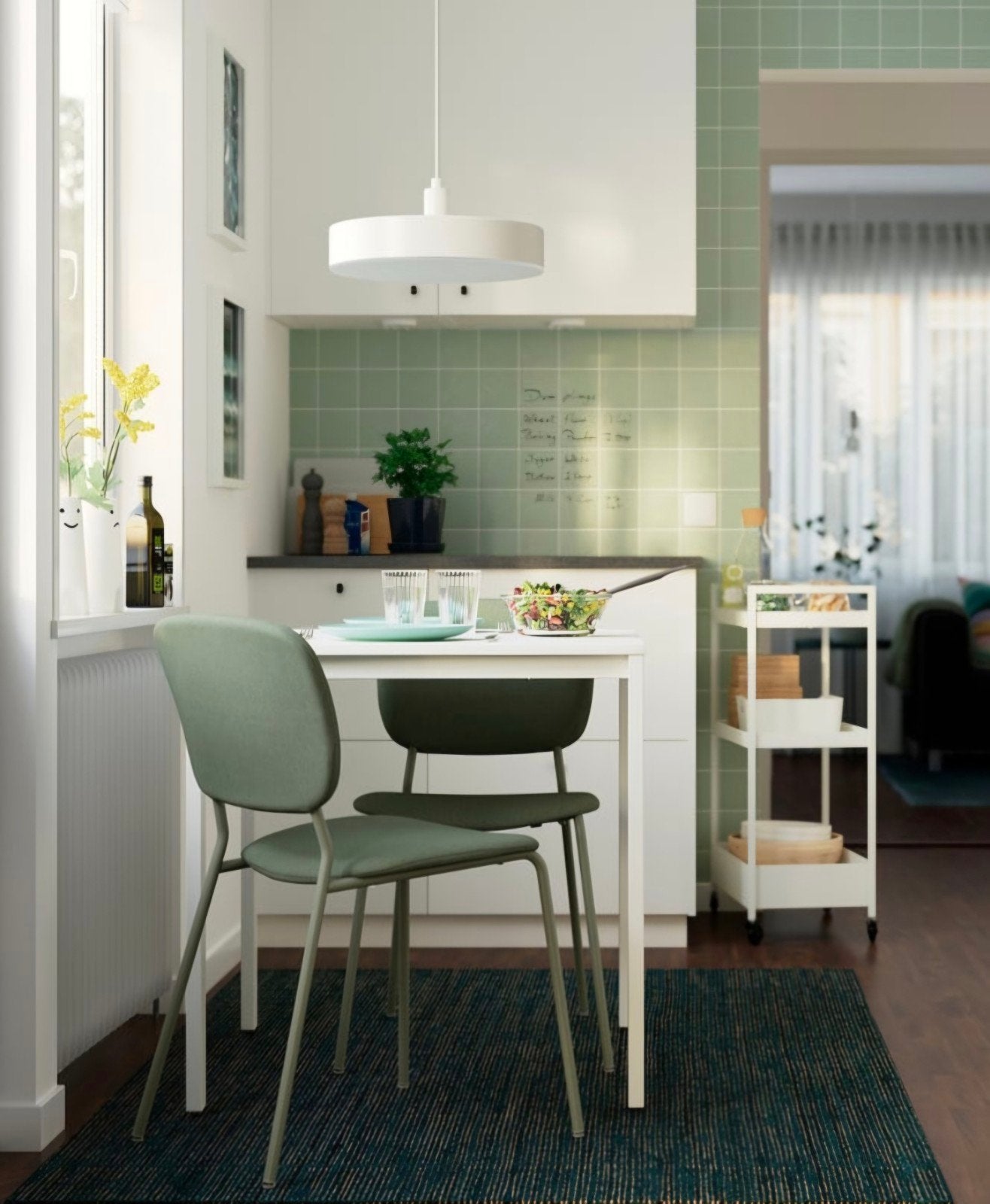 IKEA MELLTORP / VIHALS TAFEL €20.00 BIJNA GRATIS, Ophalen, Kunststof, 50 tot 100 cm, 50 tot 100 cm