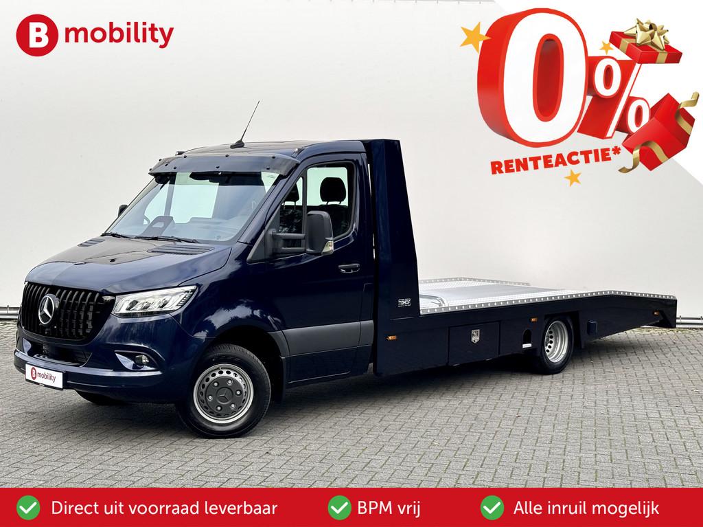 Mercedes-Benz Sprinter 519 CDI Tijhof AluLiner V/A €32 Per, Stof, Gebruikt, Blauw, Bedrijf