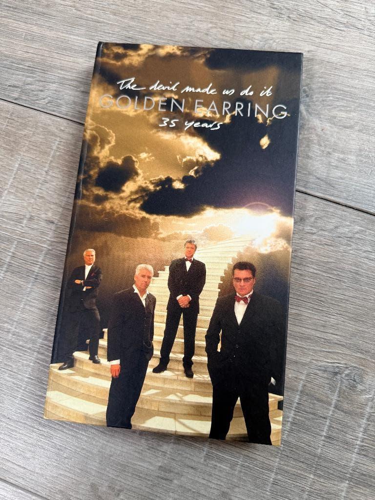 4 cd box Golden Earring 35 Years - The Devil Made Us Do it, Ophalen of Verzenden, Zo goed als nieuw, Poprock
