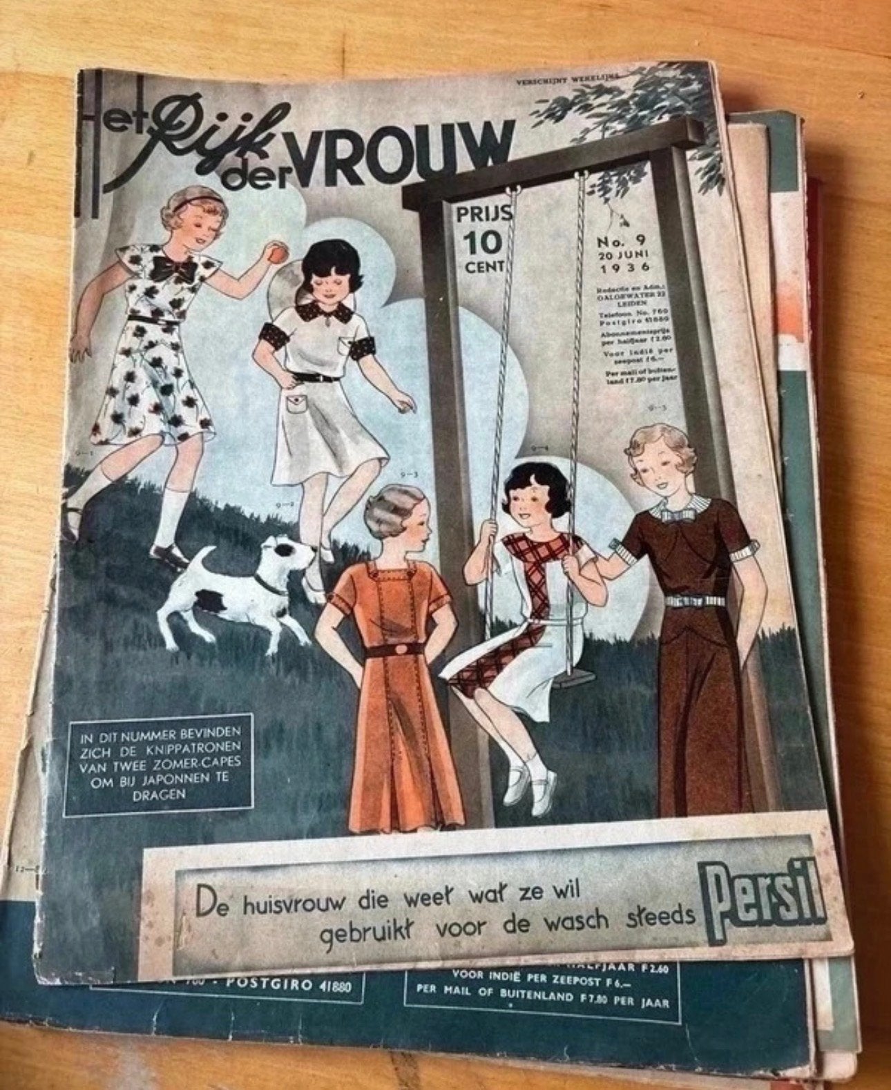19x Het Rijk der Vrouw - Vintage Damesbladen Jaren '30, Boeken, Ophalen of Verzenden, Gelezen, Damesbladen