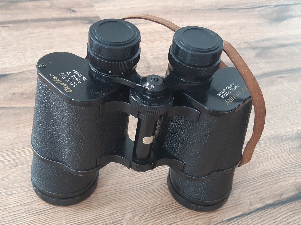 Vintage verrekijker Copitar 10x50, Ophalen, Gebruikt, 20x of meer, Met hoes of tas
