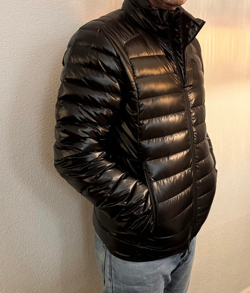 J.Lindeberg Oden Light Down Jacket - Maat M, Ophalen of Verzenden, Zo goed als nieuw, Maat 48/50 (M), Zwart