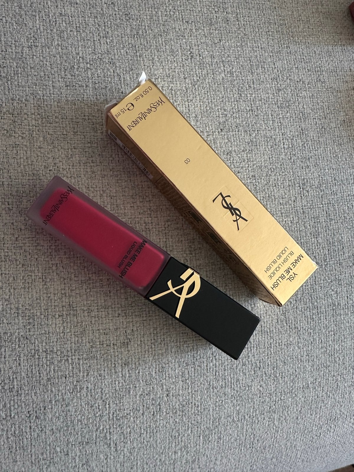 YSL Make Me Blush Liquid Blush - Kleur 03, Wangen, Ophalen of Verzenden, Zo goed als nieuw, Make-up