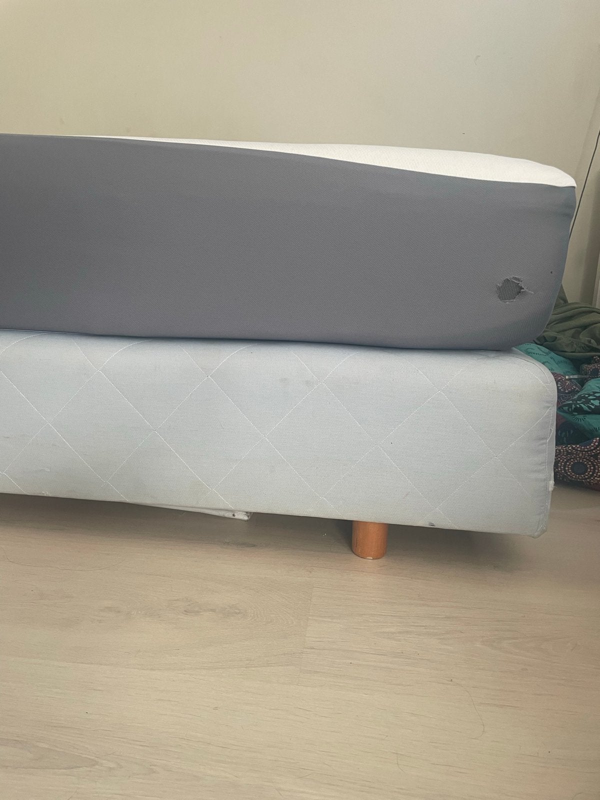 Ikea Sultan boxspring 160x200 + matras 30/8 ophalen, Ophalen, Gebruikt, Tweepersoons, Matras