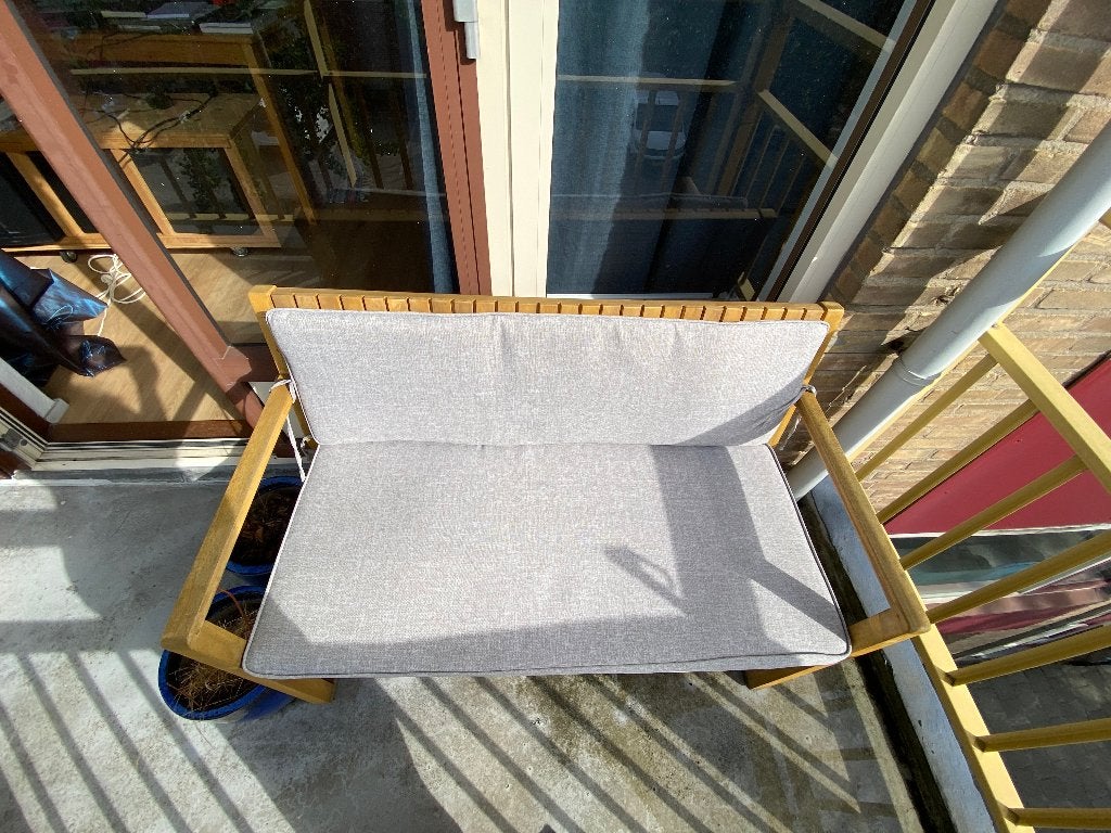 Tuinbank, Ophalen, Gebruikt, Hout