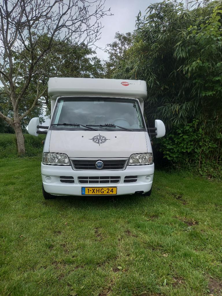 Camper Fiat Burstner T615, Caravans en Kamperen, Campers, Luifel, Chemisch toilet, Fiat, Particulier