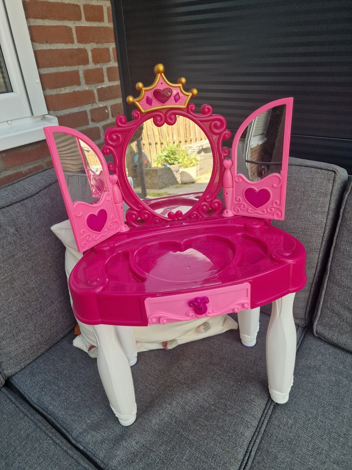 Prinsessen Kaptafel met Krukje, Ophalen, Zo goed als nieuw, Meisje