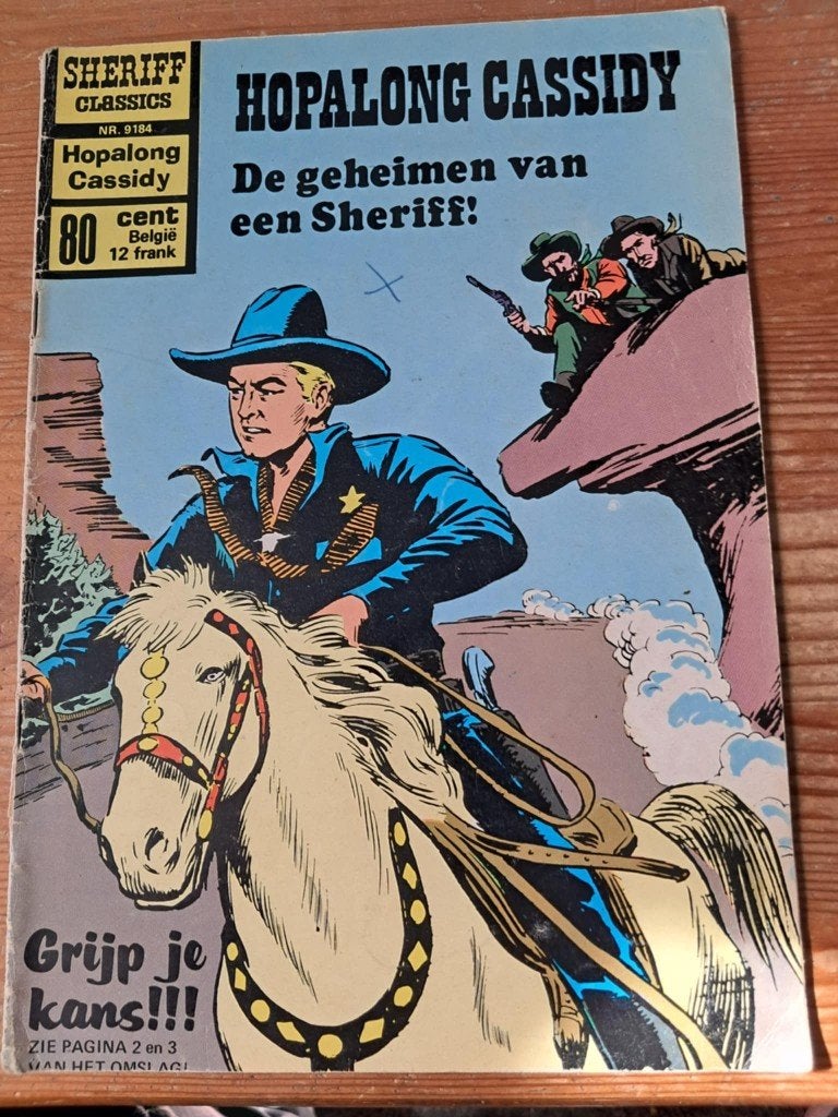 Hopalong cassidy ( sheriff classics), Boeken, Classics Nederland, Europa, Meerdere comics, Ophalen