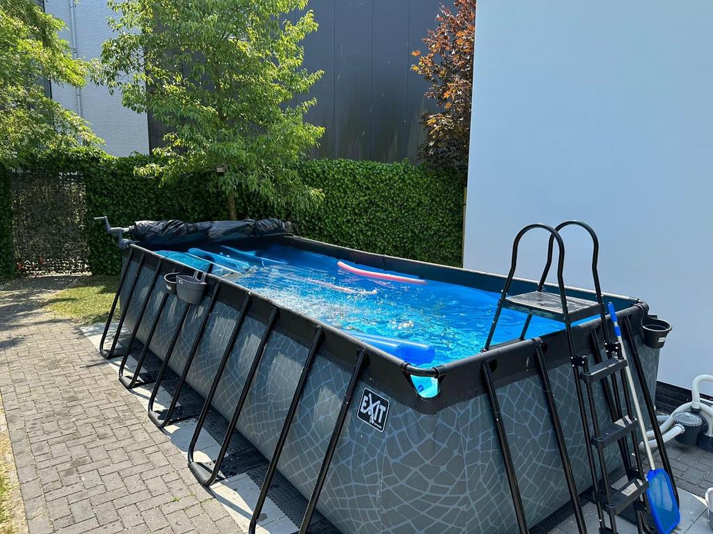 Intex zwembad met nog NIEUWE EXTRA LINER 540x240x122, 300 cm of meer, Zo goed als nieuw, Rechthoekig, Ophalen
