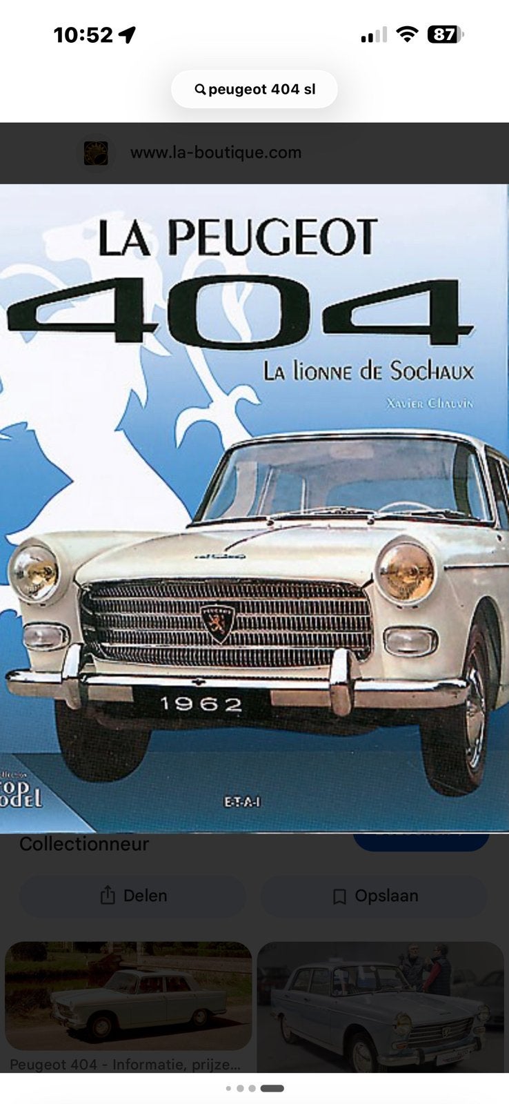 Te koop gevraagd een Peugeot 404 SL, Auto's, Achterwielaandrijving, Overige kleuren, Overige bekleding, Overige kleuren