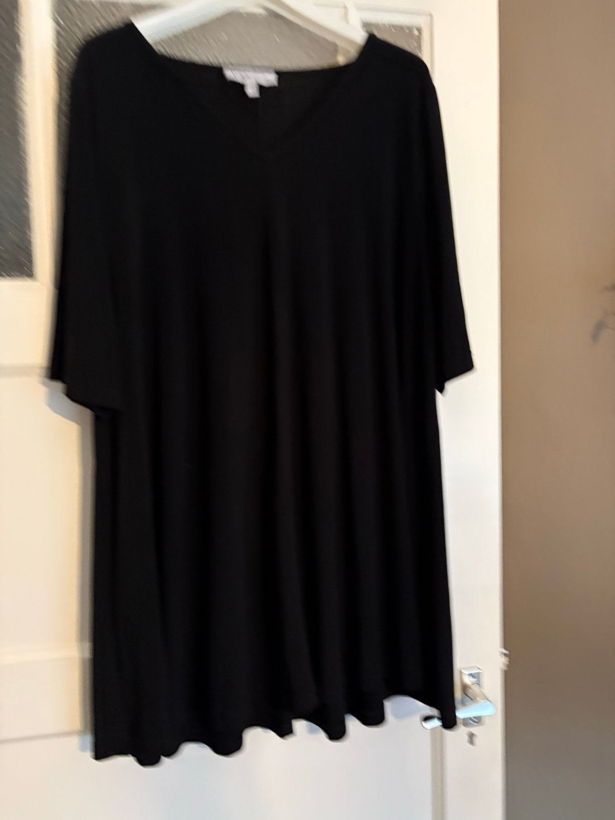 Yoek Tuniek Zwart Maat 54-56, Verzenden, Gedragen, Zwart, Blouse of Tuniek