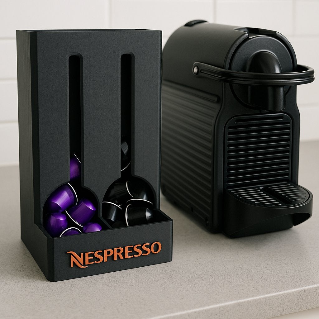 Nespresso cups houder - Zwart design, Koffiepads en cups, Overige modellen, 10 kopjes of meer, Nieuw