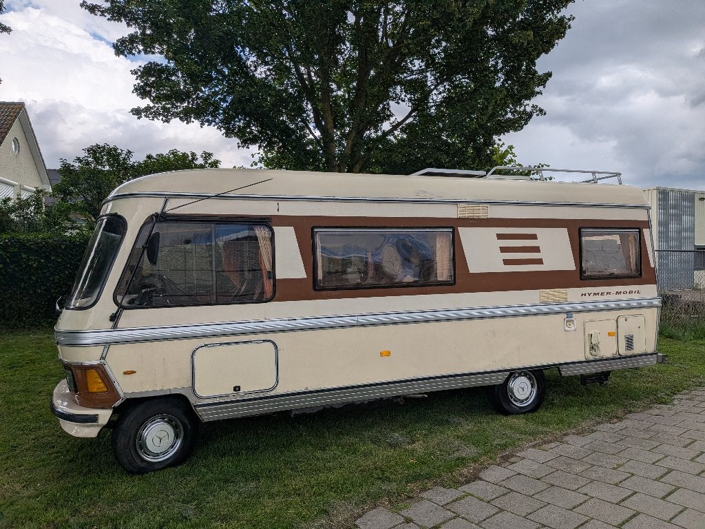 Mercedes Hymer S660 Oldtimer 3-liter automaat, Automaat, Buscamper of Camperbus, Diesel, Particulier