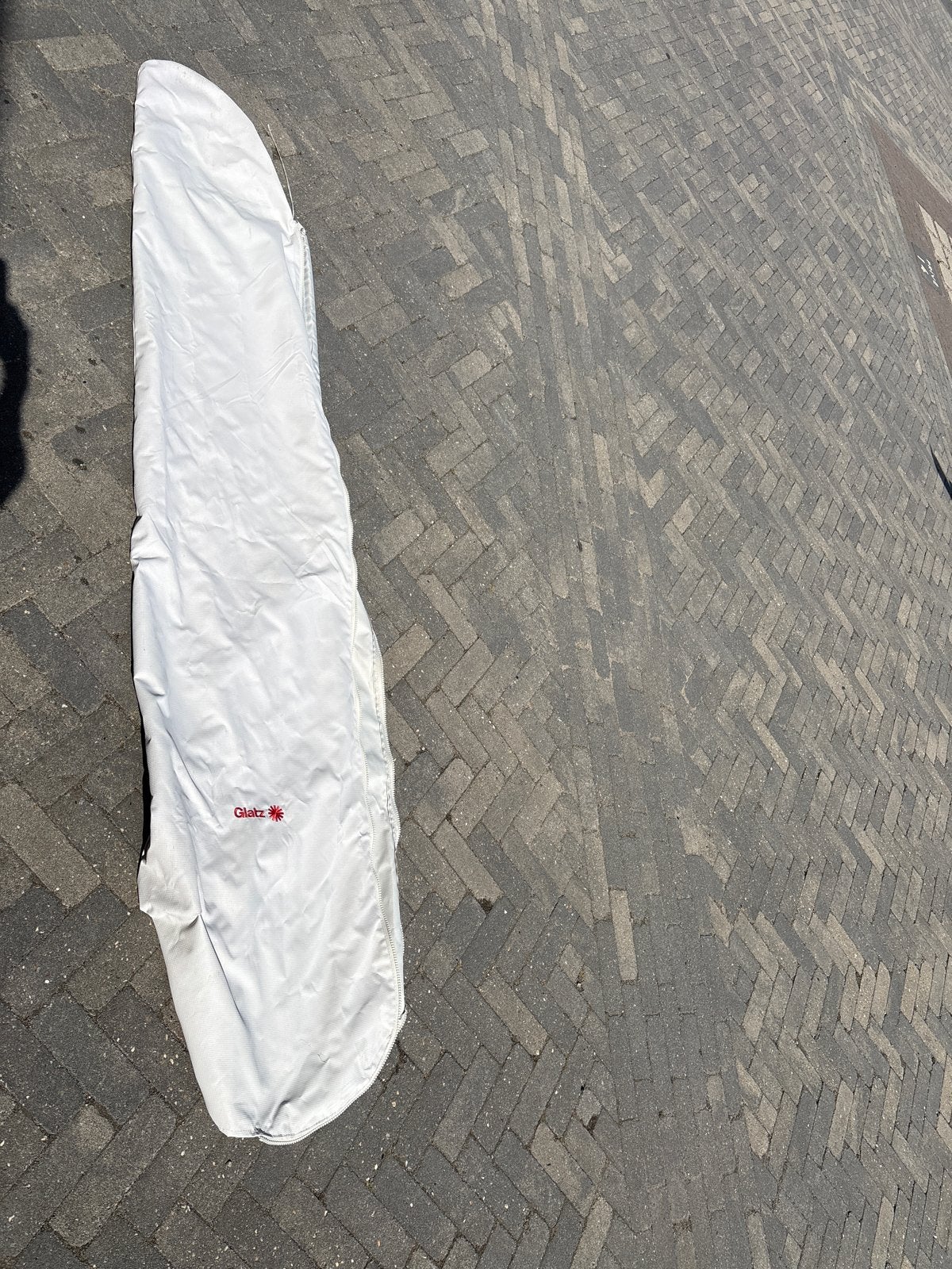 Glatz parasolhoes 3x3 meter - zo goed als nieuw, Tuin en Terras, Parasols, Ophalen of Verzenden, Zo goed als nieuw, 2 tot 3 meter
