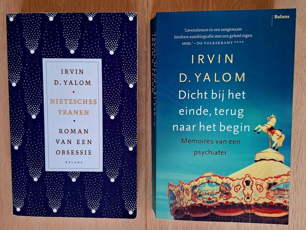 Irvin D. Yalom - Twee literaire romans, Boeken, Ophalen of Verzenden, Zo goed als nieuw