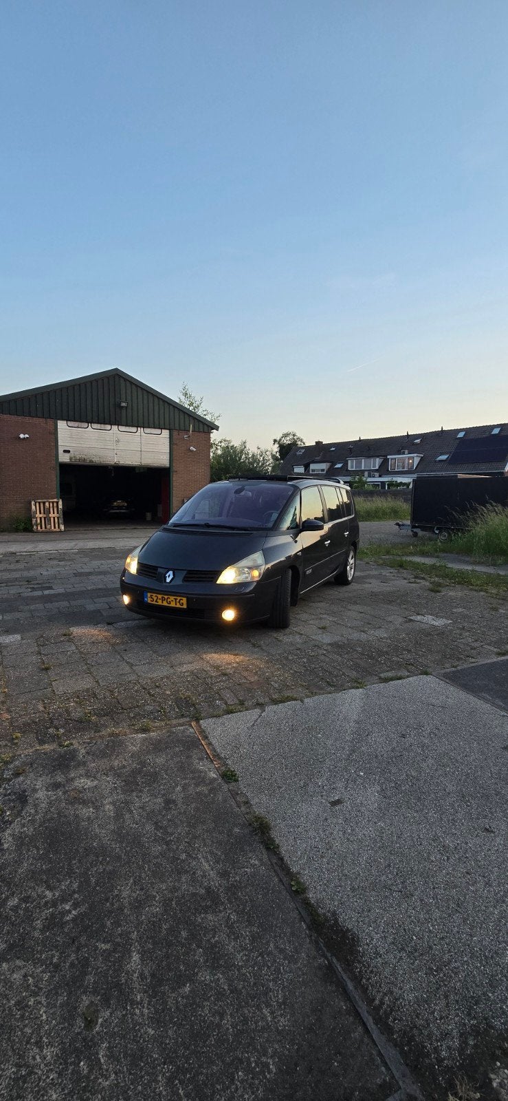 Renault Grand Espace 3.5 Expr AUT 2004 Grijs, Auto's, Mistlampen, 2000 kg, 7 stoelen, Particulier