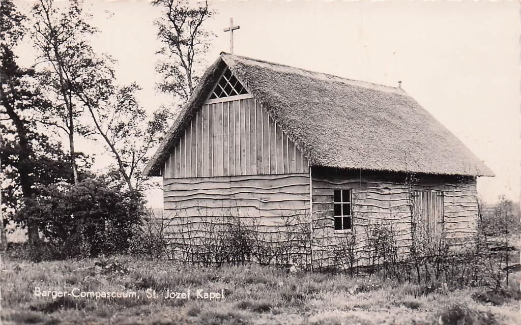Barger- Compascuum - St. Jozef Kapel (1962?), Ophalen of Verzenden, 1960 tot 1980, Ongelopen, Drenthe