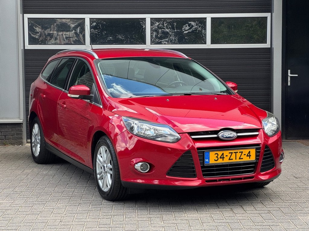 Ford Focus Wagon 1.0 EcoBoost Titanium Navi, Cruise, Climate, Euro 5, 125 pk, Gebruikt, Origineel Nederlands