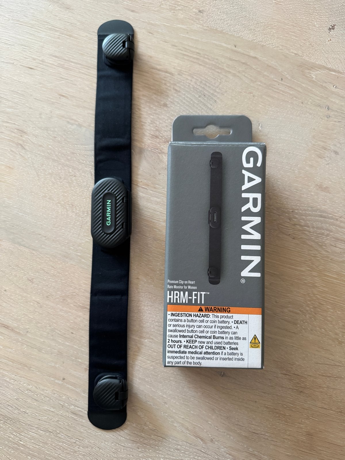 Garmin HRM-Fit Hartslagmeter, Sport en Fitness, Hartslagmeters, Ophalen of Verzenden, Zo goed als nieuw, Garmin, Waterdicht