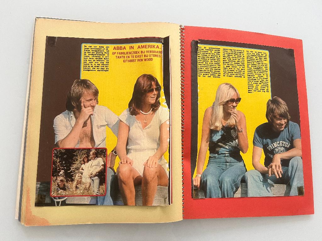 ABBA plakboek, Ophalen of Verzenden, Gebruikt, Boek, Tijdschrift of Artikel