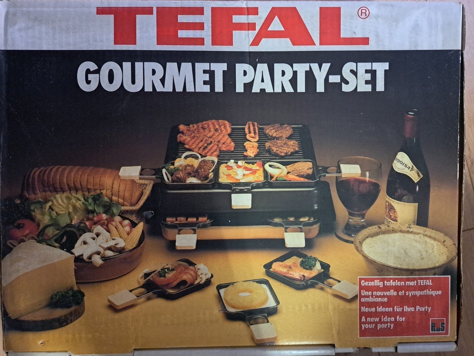 Gourmet party-set, Ophalen, Zo goed als nieuw
