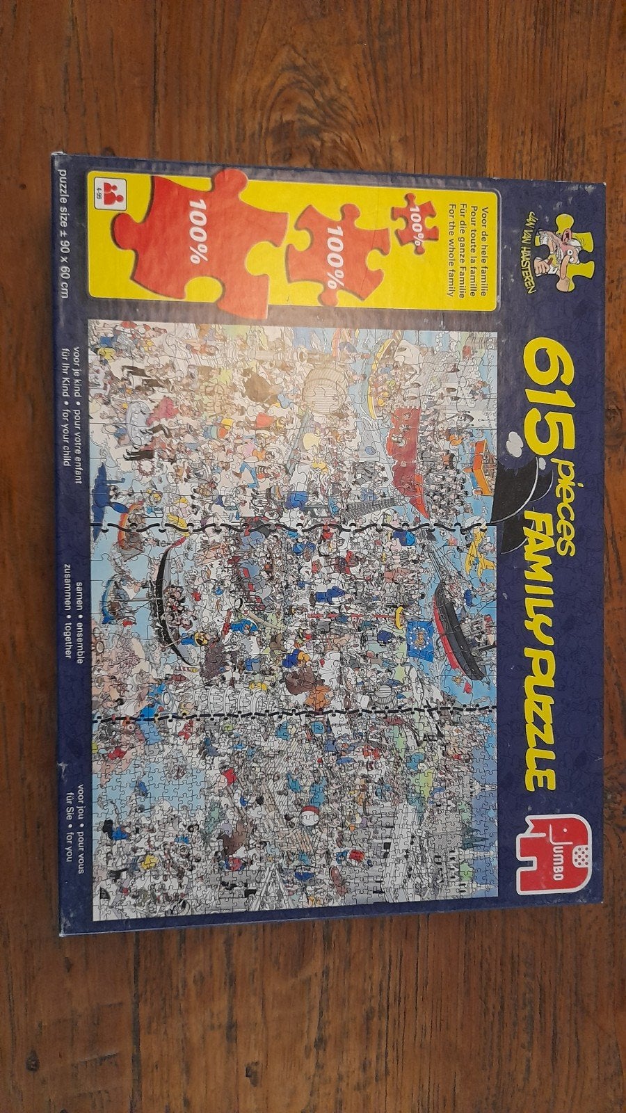 Jan van Haasteren legpuzzel 615 stukjes, Hobby en Vrije tijd, Denksport en Puzzels, Ophalen, 500 t/m 1500 stukjes, Gebruikt