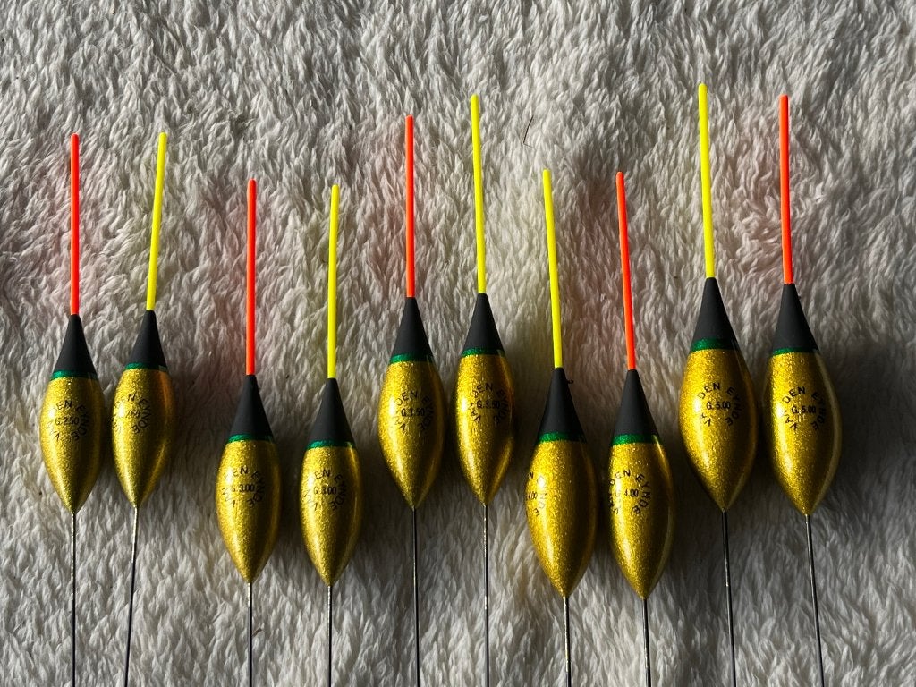 adv 113 / NIEUW serie 10 dobbers VAN DEN EYNDE, Ophalen of Verzenden, Nieuw, Dobber of Lood