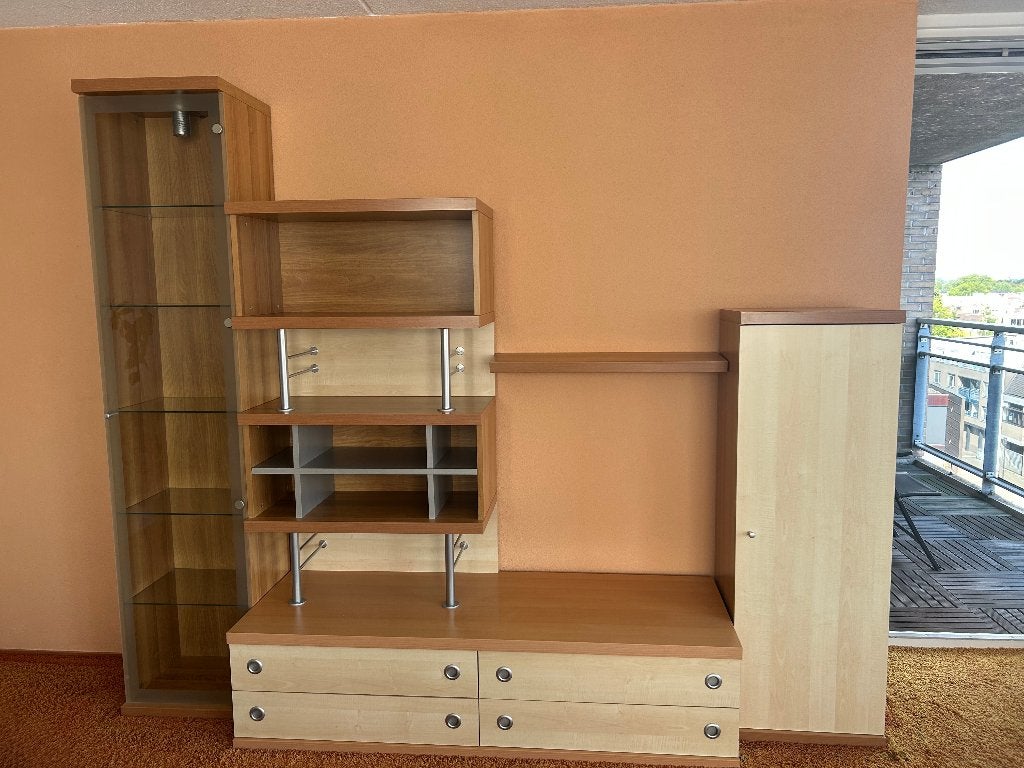 WANDKAST, Huis en Inrichting, Kasten | Wandmeubels, Ophalen, Met deur(en), Zo goed als nieuw, Minder dan 150 cm