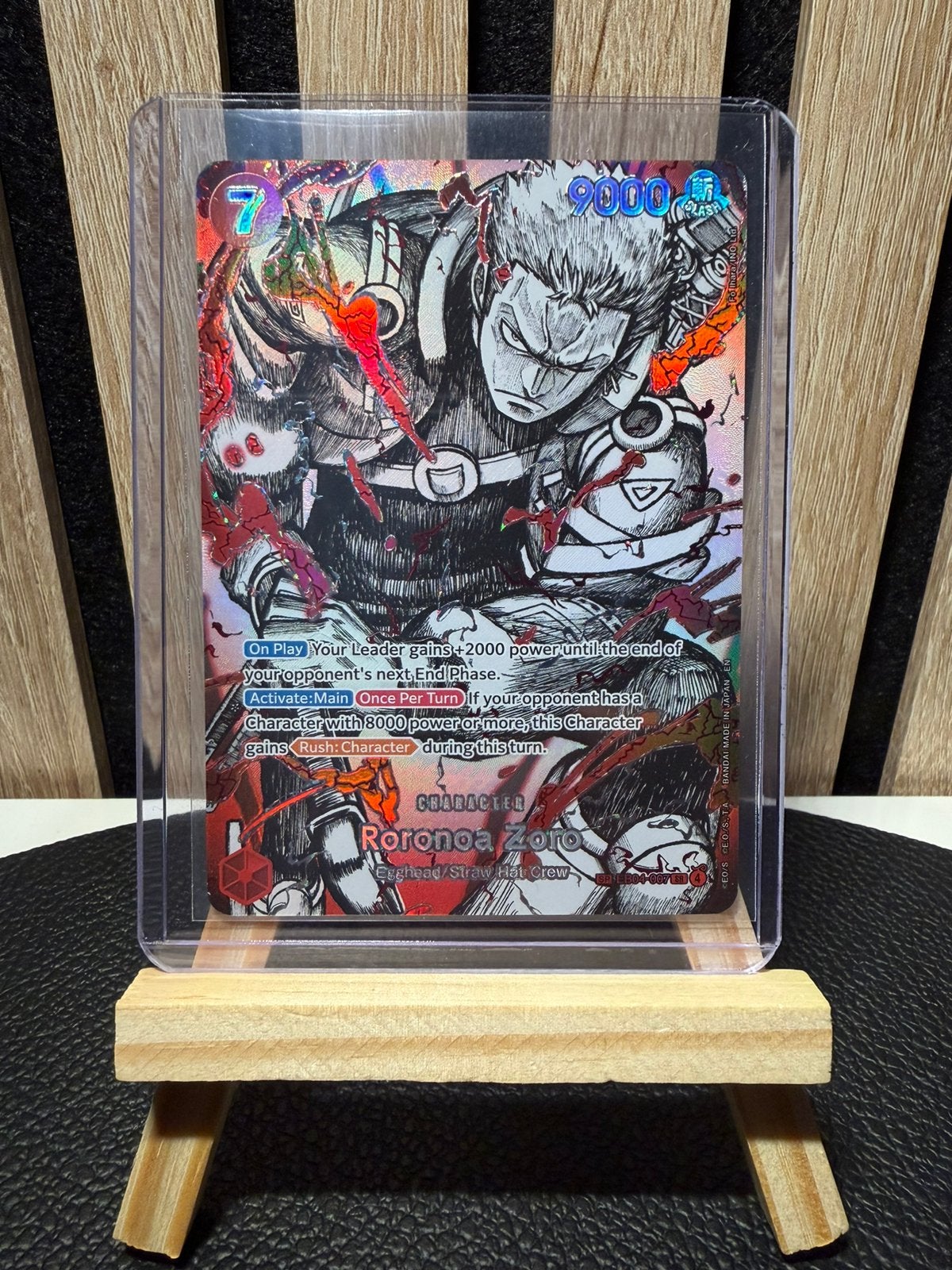 Roronoa Zoro (EB04-007), Ophalen of Verzenden, Nieuw, Losse kaart, Foil