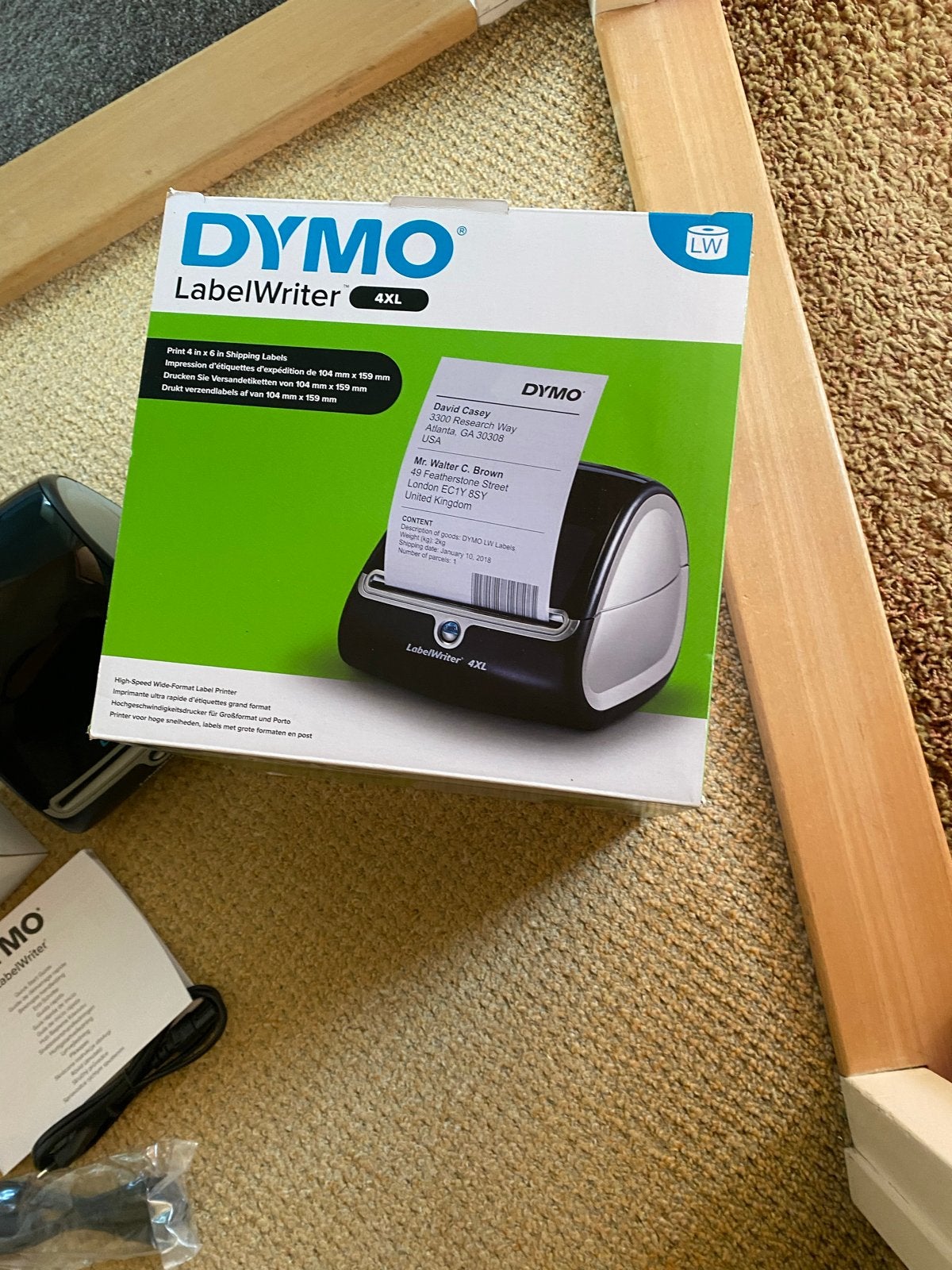 Dymo LabelWriter 4XL Labelprinter, Ophalen of Verzenden, Gebruikt, Printer, Fax of Scanner