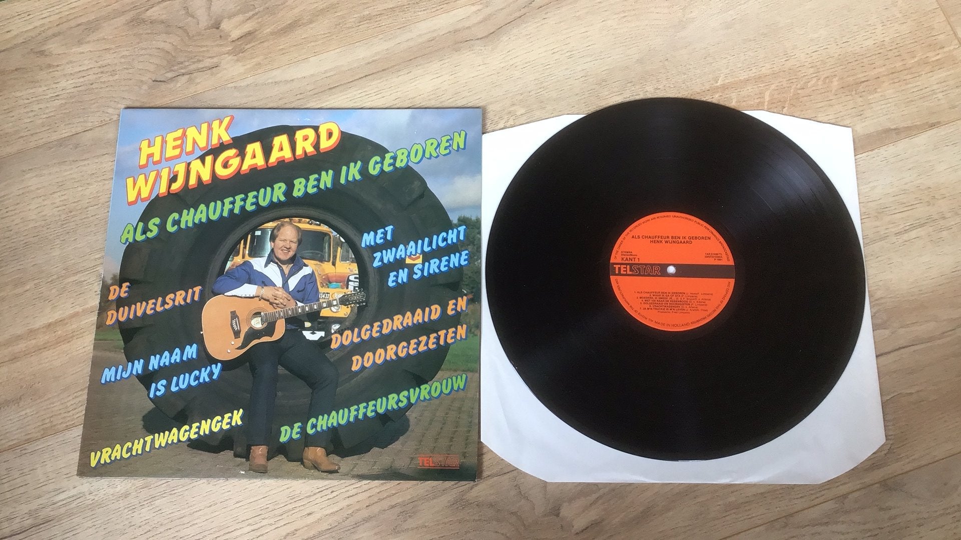 Mooie Lp Henk Wijngaard, Ophalen of Verzenden, Zo goed als nieuw, 12 inch, Levenslied of Smartlap