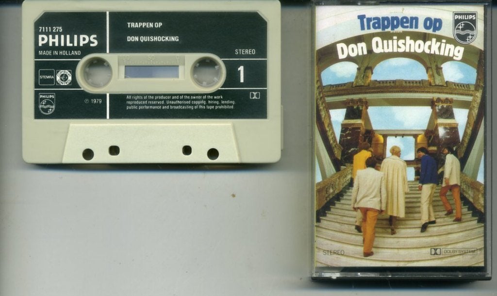 Don Quishocking – Trappen Op 19 nrs cassette 1979 ZGAN, 1 bandje, Ophalen of Verzenden, Zo goed als nieuw, Origineel