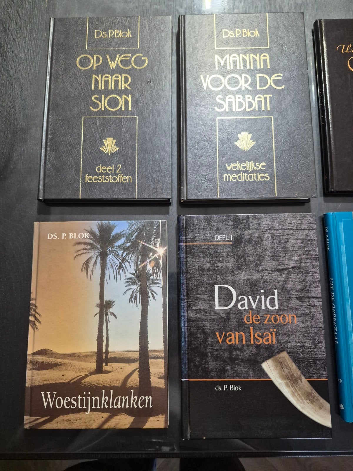 Ds. P. Blok 7 boeken ook te koop per stuk, Boeken, Ophalen of Verzenden, Gelezen, Ds. P. Blok, Christendom | Protestants