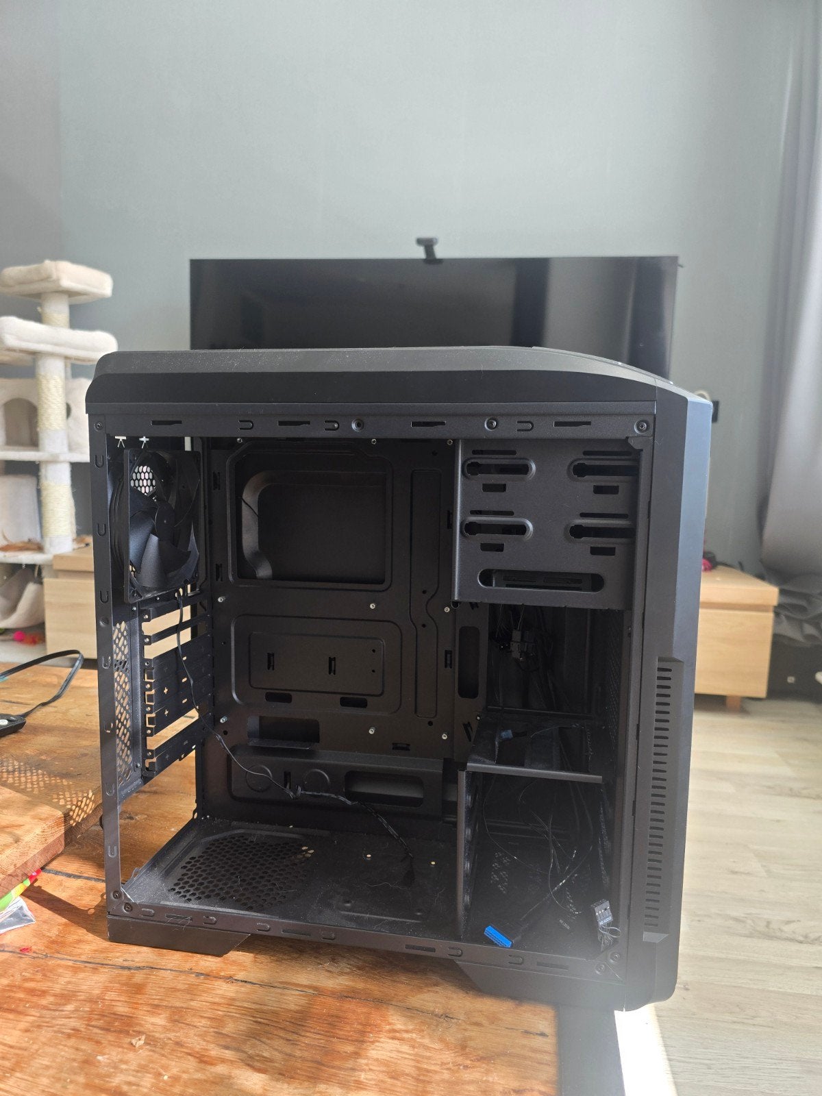 Lege Game PC Case met 3 Fans - Antec, Ophalen of Verzenden, Gebruikt