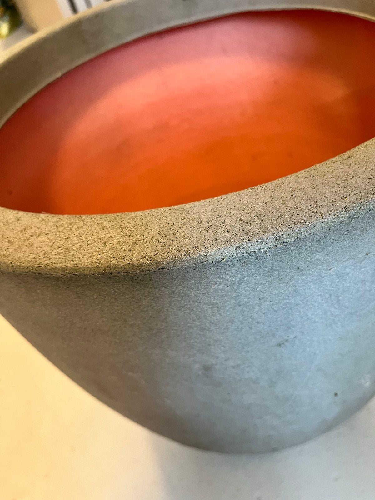 Elho plantenpot 47L - Lichtgrijs - Binnen en buiten, Ophalen, Kunststof, Gebruikt, 40 cm of meer