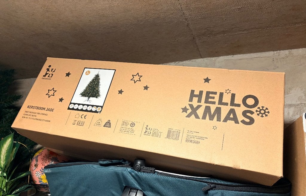 Jade kerstboom Intratuin zo goed als nieuw, Diversen, Kerst, Ophalen, Zo goed als nieuw
