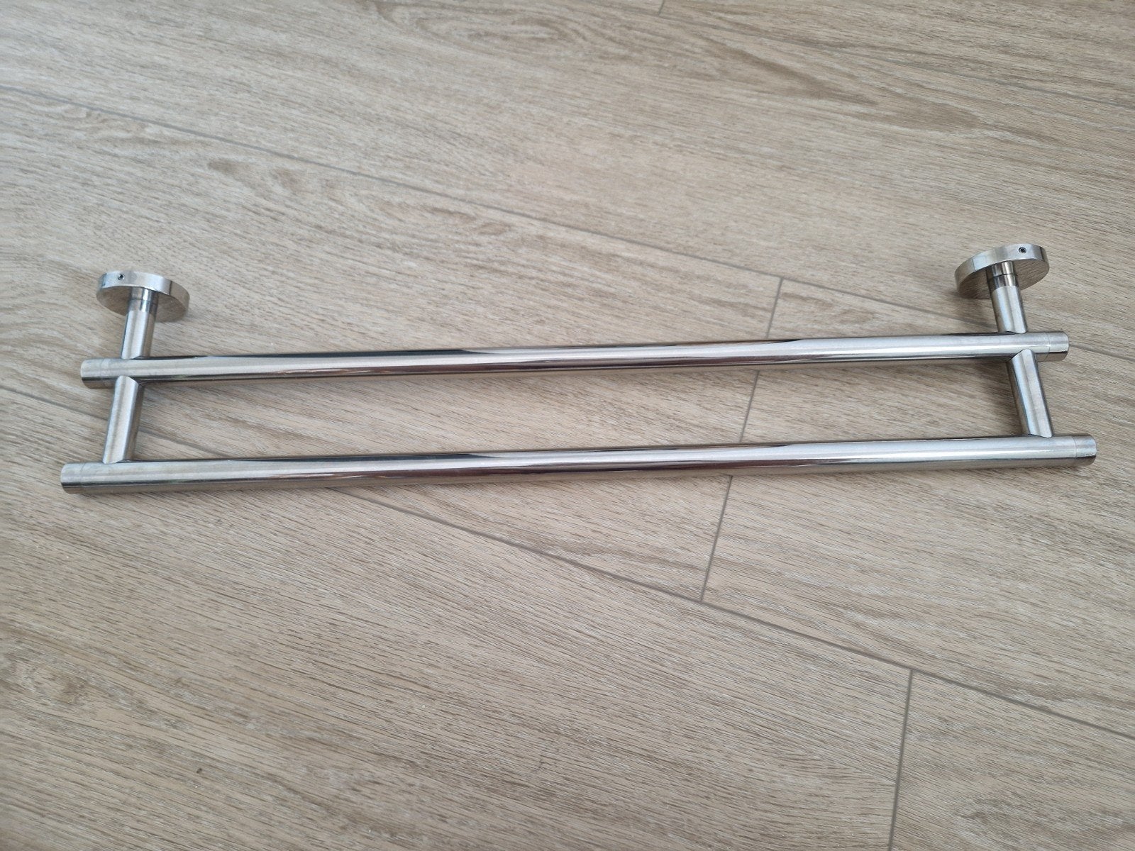 Tiger Boston Luxe Dubbele Handdoekstang (Glanzend RVS), Ophalen of Verzenden, Zwart