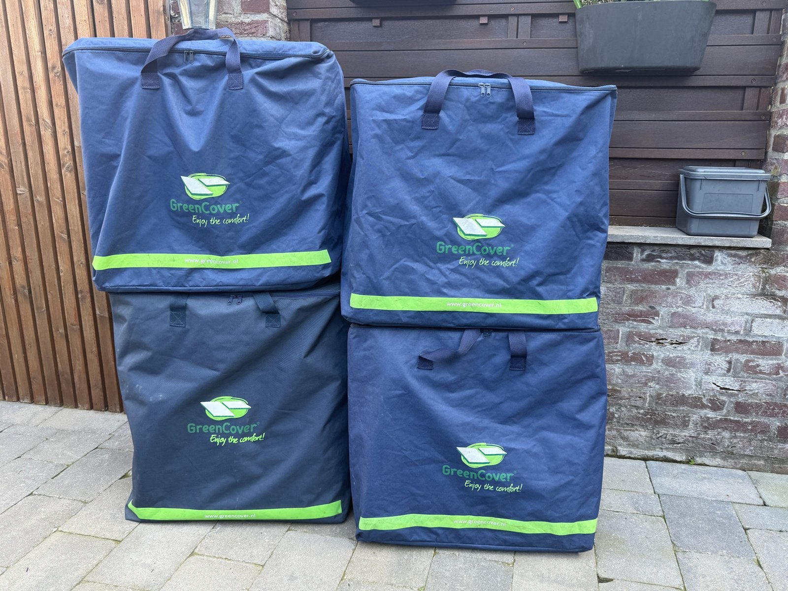 GreenCover Vlondertegels - Tenttegels-Modulaire Terrastegels, Ophalen of Verzenden, Zo goed als nieuw