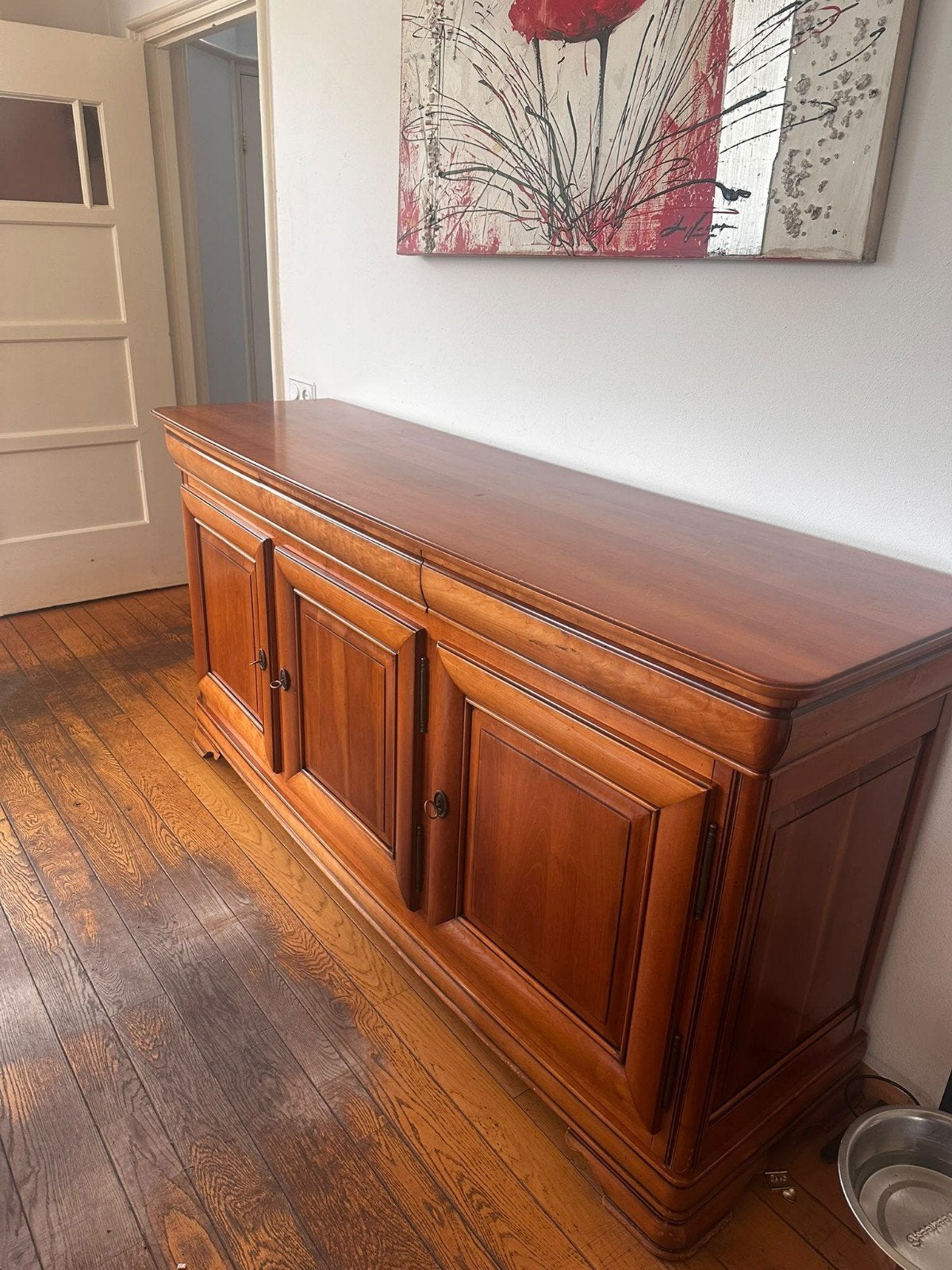 Klassieke houten dressoir en buffetkast, Ophalen