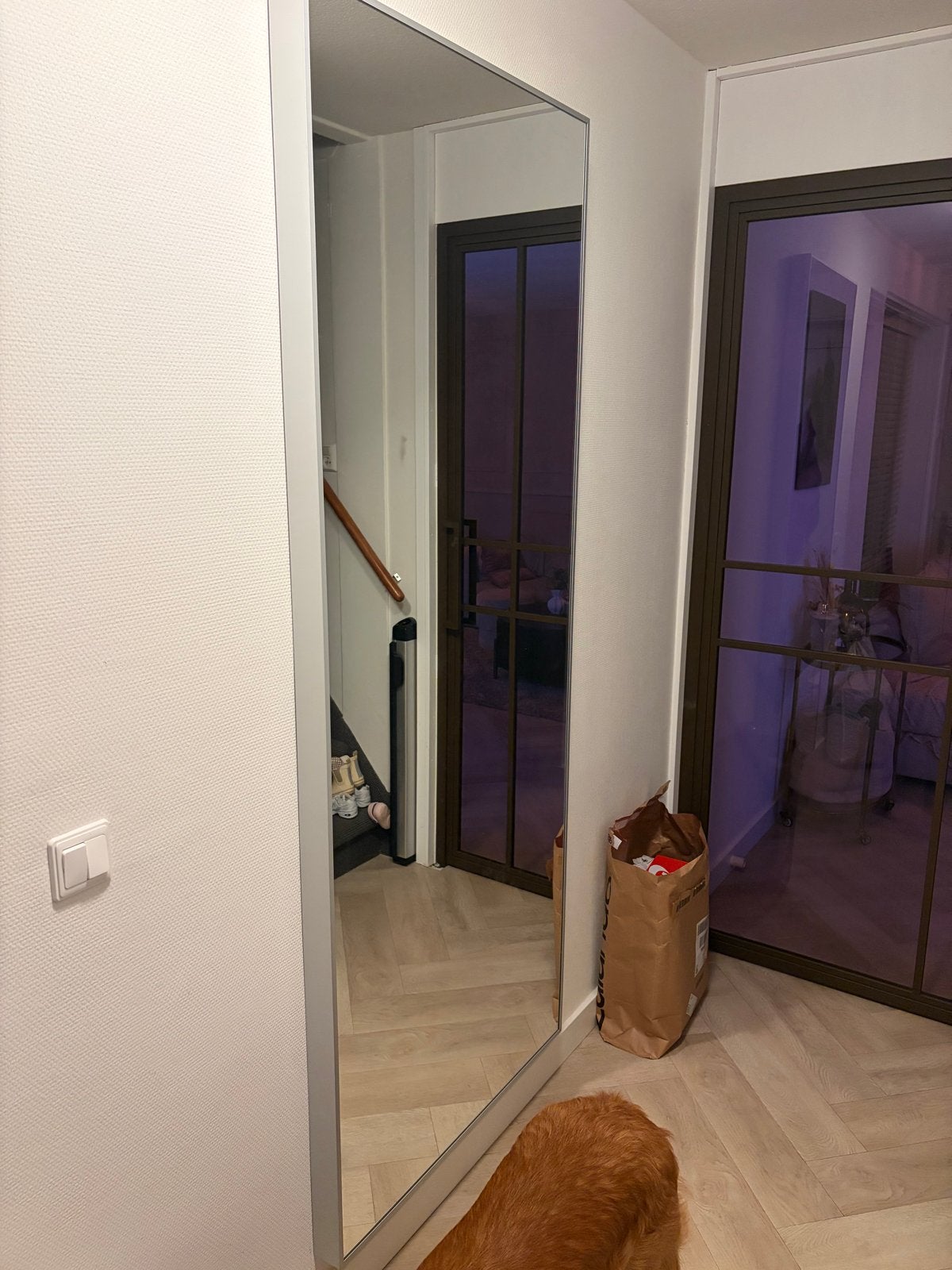Ikea hovet spiegel 78x196cm, Ophalen, Zo goed als nieuw, 75 tot 100 cm, 150 tot 200 cm
