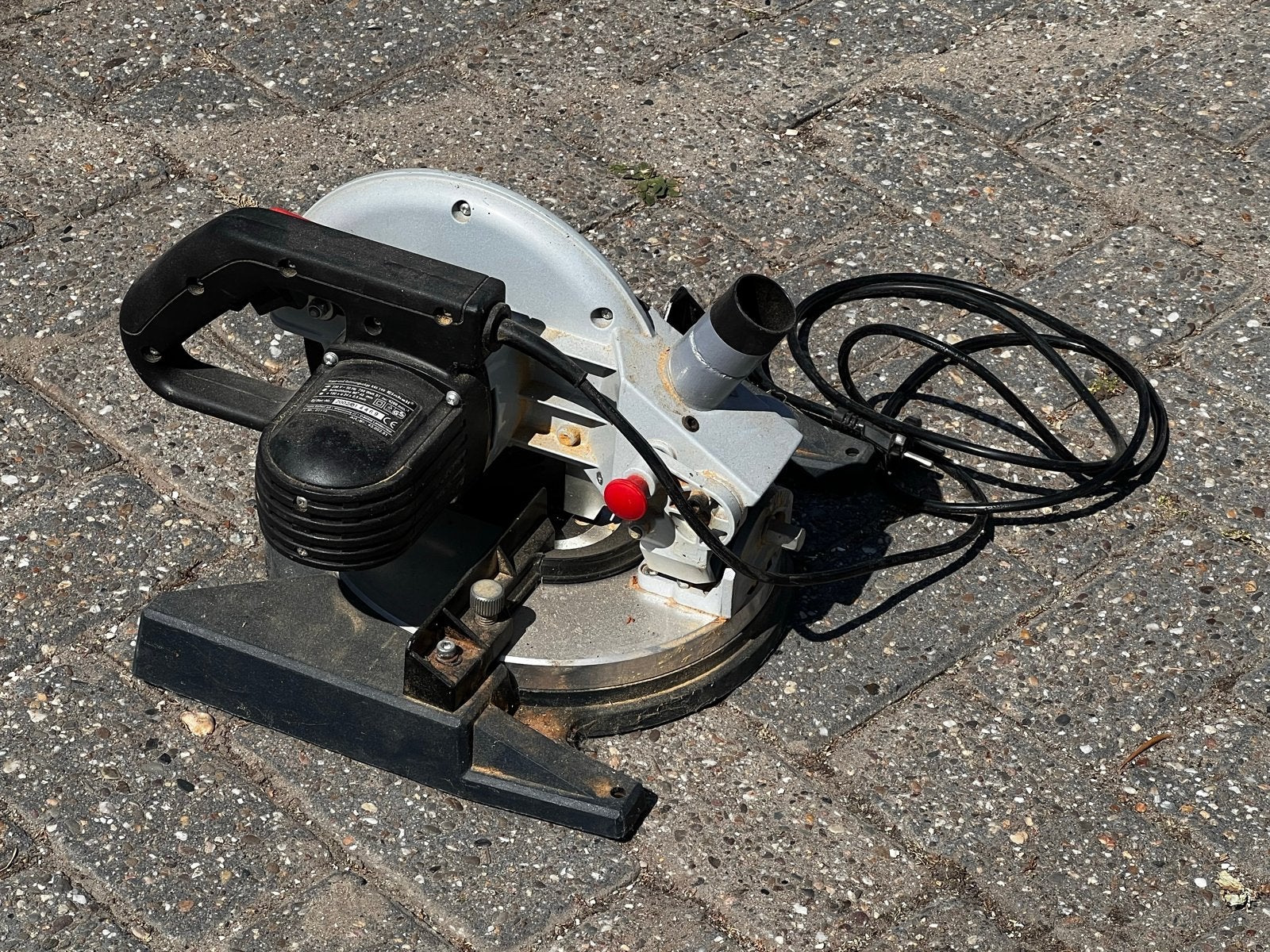 Einhell KGS 190 Afkortzaag - Krachtige Zaagmachine, Ophalen, Gebruikt, 600 tot 1200 watt, Afkortzaag