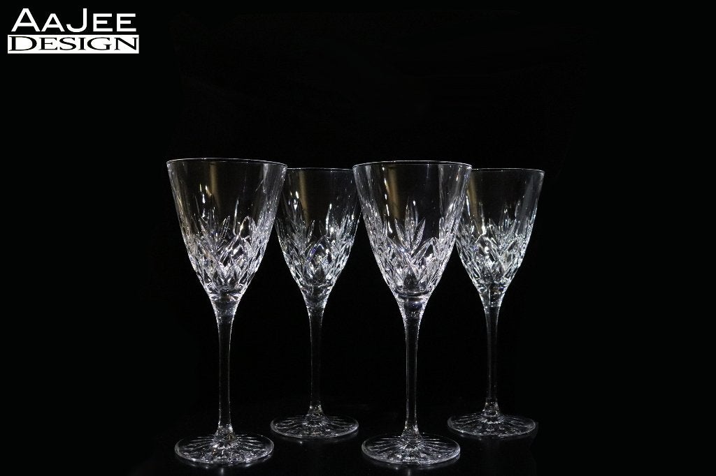 4 Thomas Webb - Romeo - Edinburgh Crystal - Wijnglas kristal, Antiek en Kunst, Antiek | Glas en Kristal, Ophalen of Verzenden