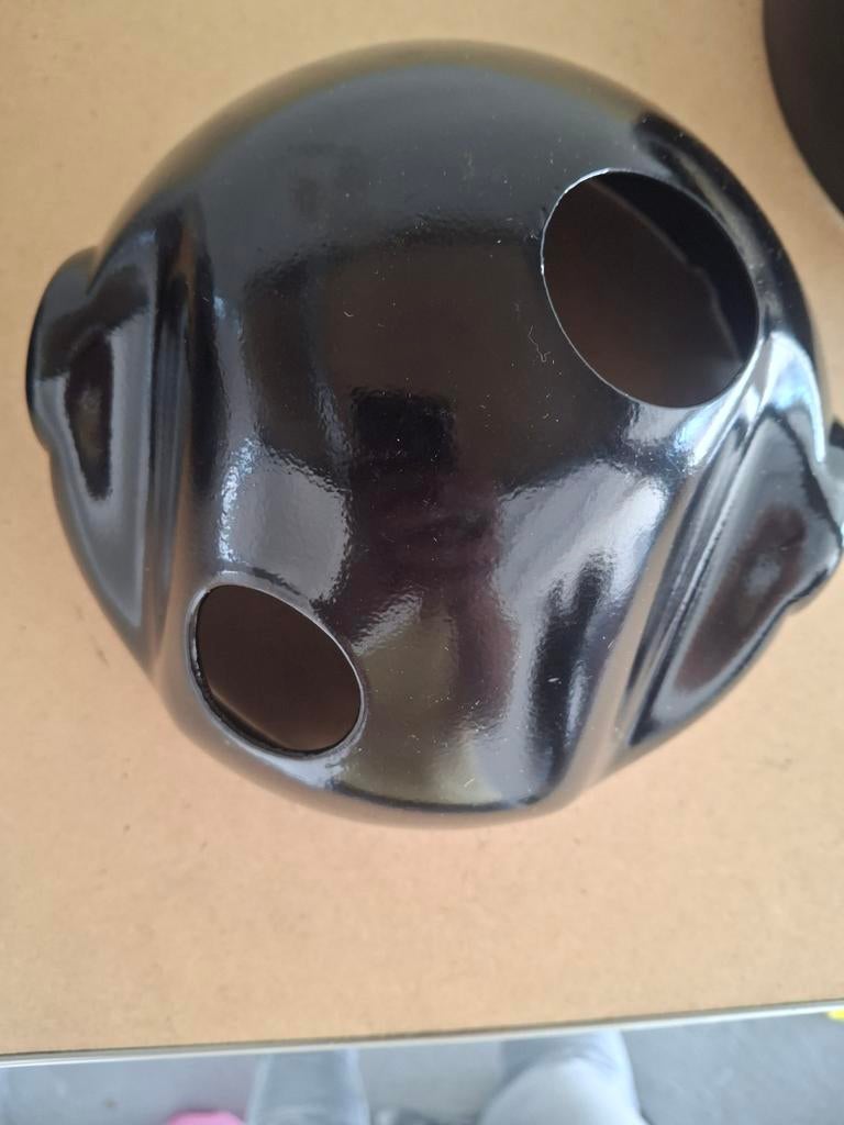 Koplamp kappen XT500 - Zwart, compleet met ring, Ophalen of Verzenden, Gebruikt
