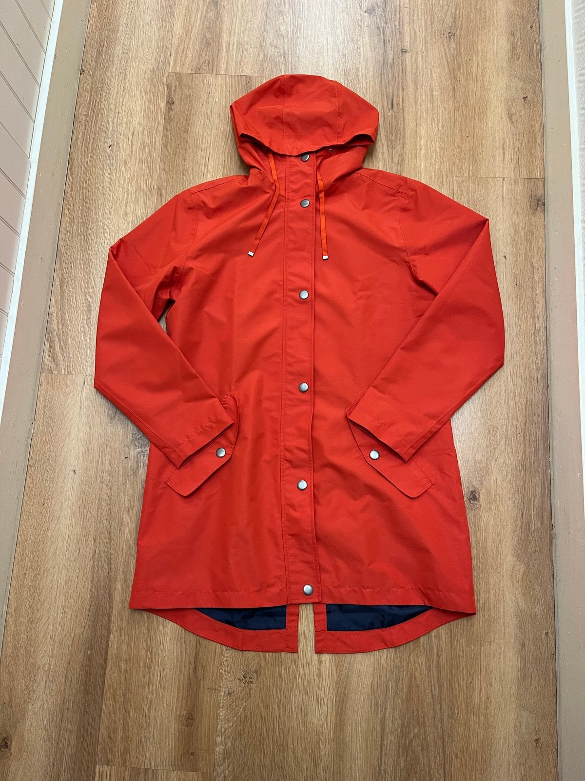 Zo goed als nieuwe oranje/rode regenjas van Esmara, Ophalen of Verzenden, Zo goed als nieuw, Maat 38/40 (M), Oranje