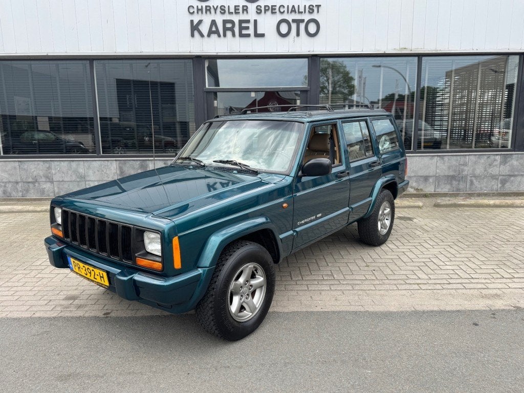 Jeep CHEROKEE  4.0I LIMITED, Gebruikt, Lederen bekleding, Leder, Bedrijf