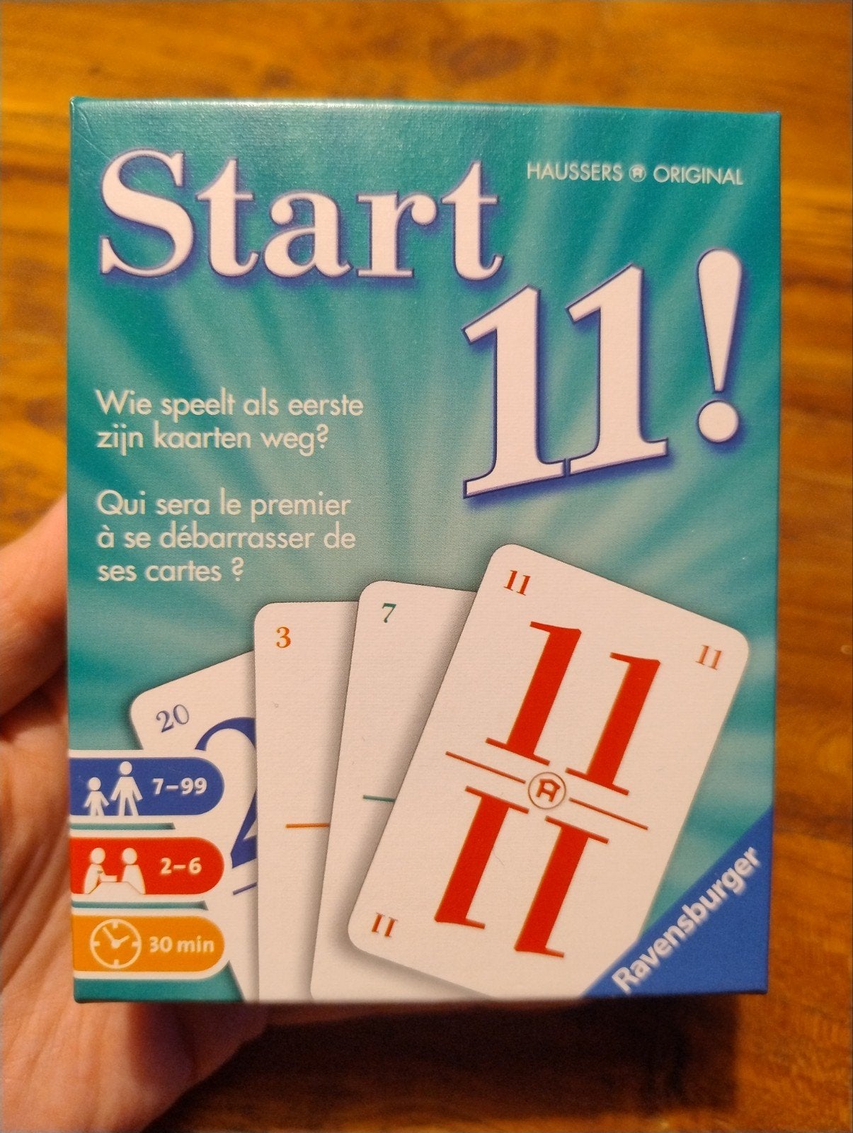 Start 11! Kaartspel van Ravensburger - Snel en Leuk!, Drie of vier spelers, Ophalen of Verzenden, Zo goed als nieuw, Ravensburger
