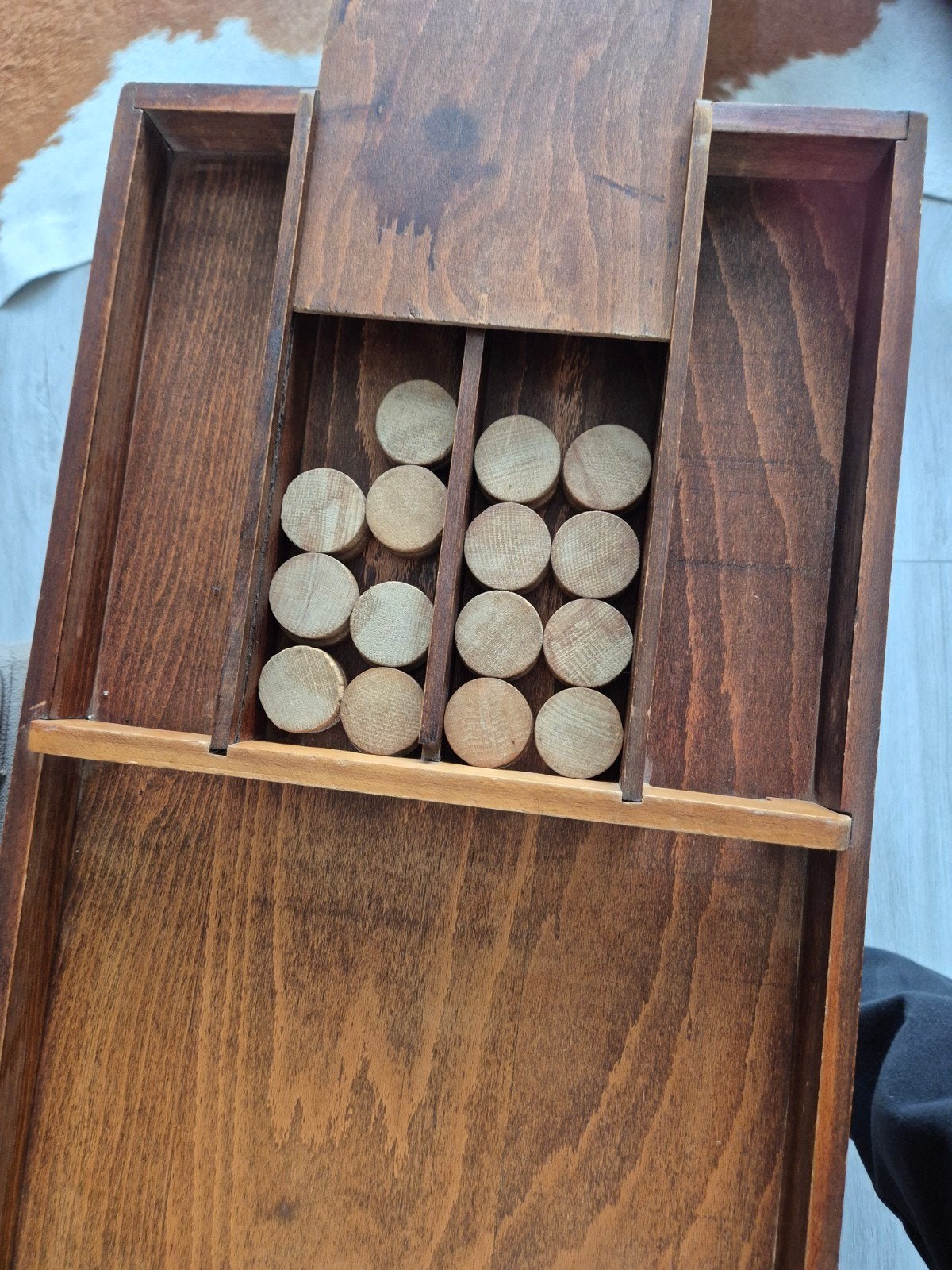 Sjoelbak 180, Een of twee spelers, Ophalen, Gebruikt