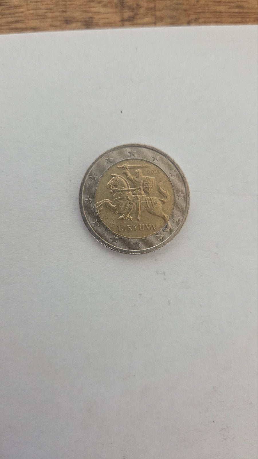 Litouwse 2 Euro munt 2015 - Vytis, Ophalen of Verzenden, Overige landen, 2 euro, Losse munt
